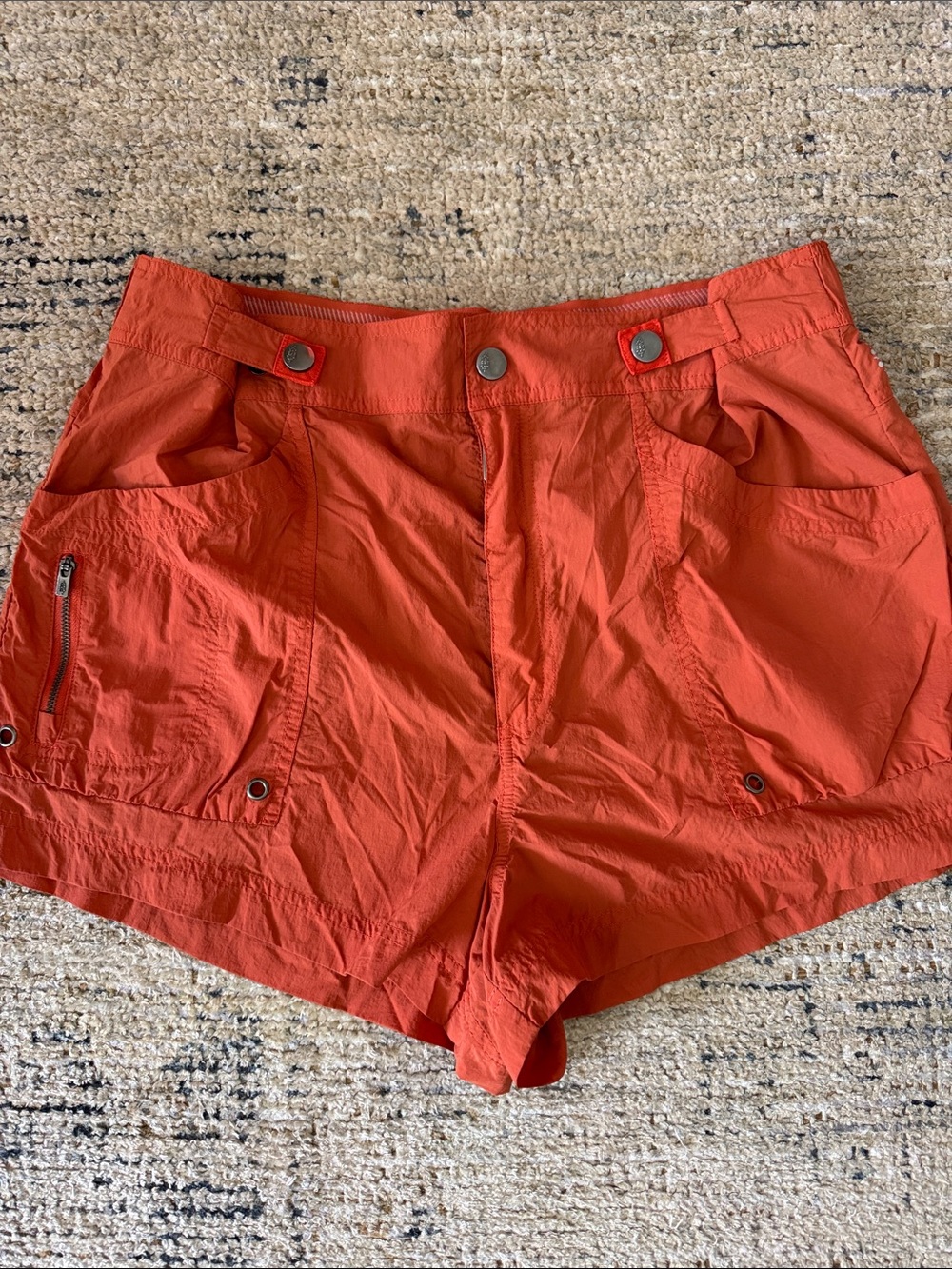FP Movement by Free People Women’s Burnt Orange Cargo Shorts size Large